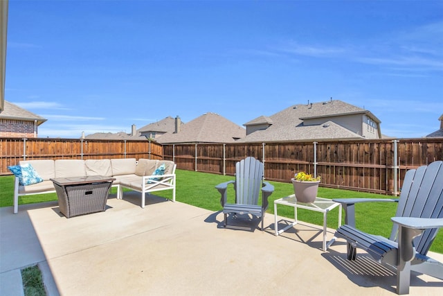 1808 Balboa Park Dr, Prosper, TX 75078 - view of patio / terrace featuring an outdoor living space