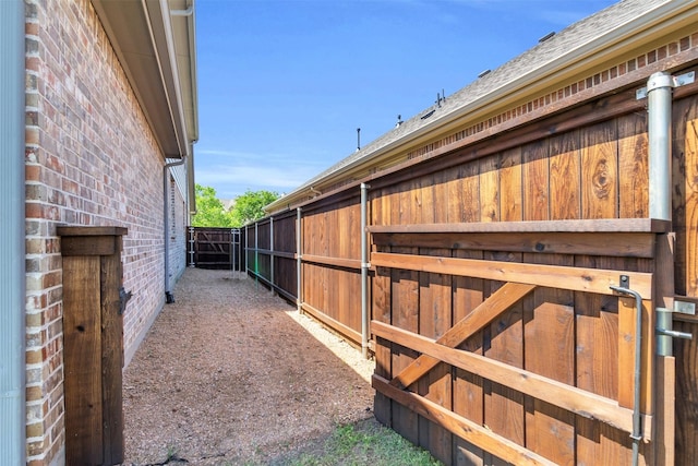 exterior space featuring an exterior structure