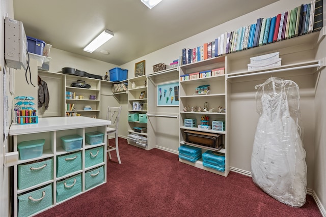 view of storage room