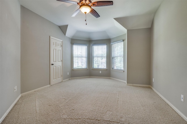 103 Lakehill Ct, Hickory Creek, TX 75065 - empty room with light colored carpet, ceiling fan, and baseboards