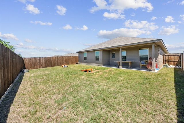 5924 Harvey Gap Ln, Denton, TX 76226 - back of property featuring a patio