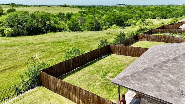 5924 Harvey Gap Ln, Denton, TX 76226 - view of yard with a view of countryside and a patio