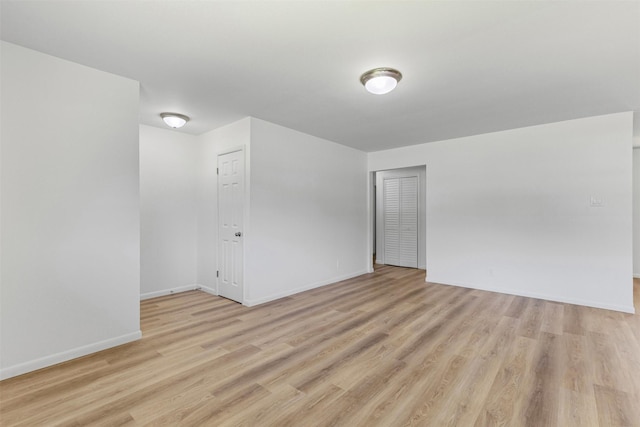 7009 Overhill Rd, Fort Worth, TX 76116 - spare room featuring light wood-style floors and baseboards