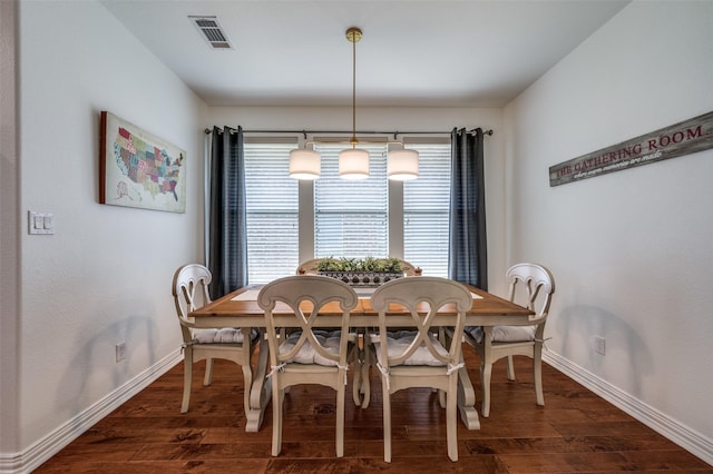12067 Sunny St, Frisco, TX 75033 - dining area with plenty of natural light, baseboards, and dark wood-style flooring