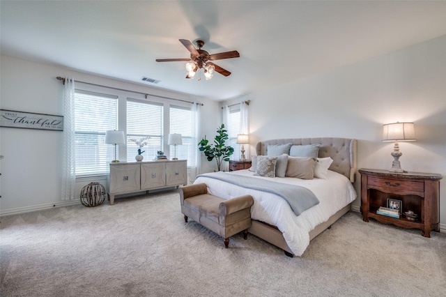 12067 Sunny St, Frisco, TX 75033 - bedroom with light carpet and ceiling fan