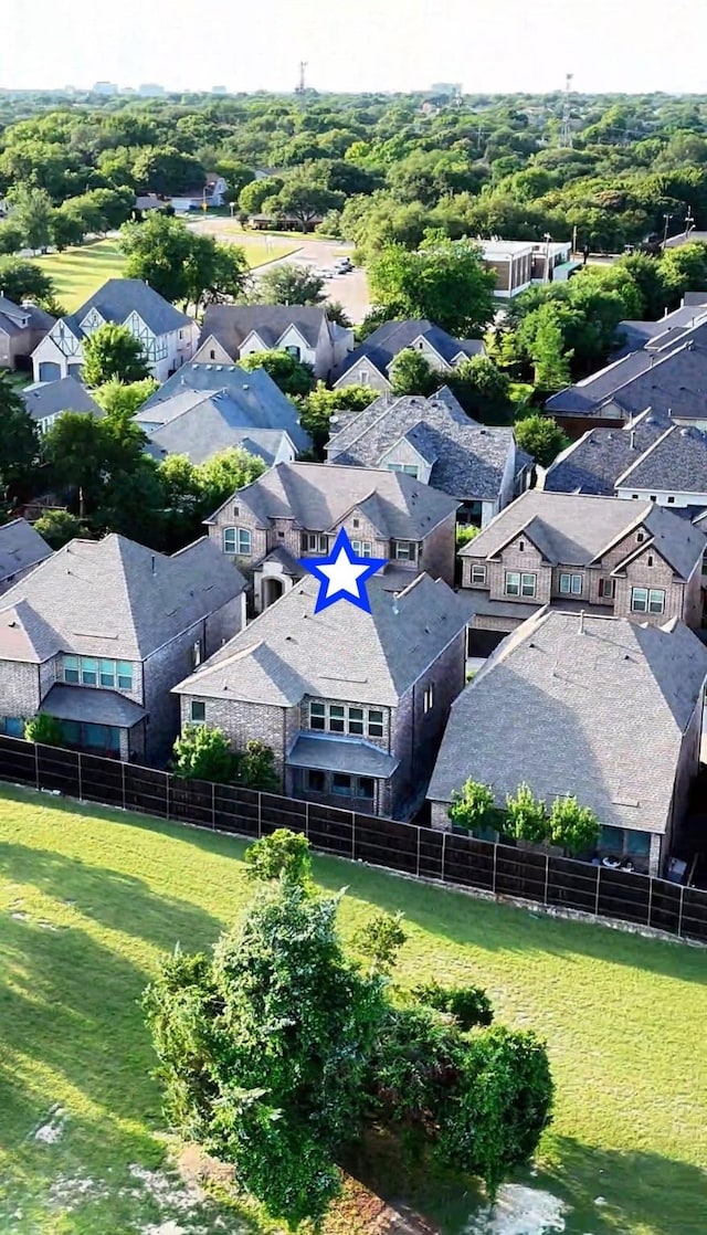 9136 Rock Daisy Ct, Dallas, TX 75231 - aerial perspective of suburban area