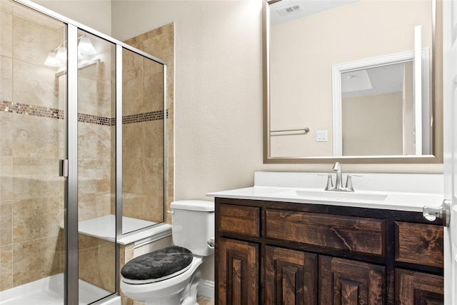 13043 Seattle Slew St, Frisco, TX 75035 - full bathroom featuring toilet, vanity, and a shower stall