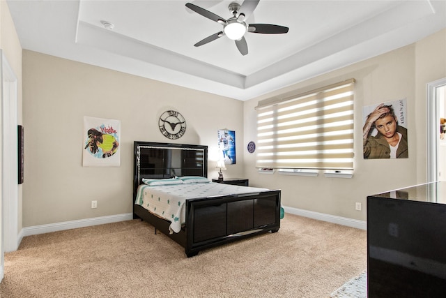 13043 Seattle Slew St, Frisco, TX 75035 - bedroom with carpet, a tray ceiling, and baseboards