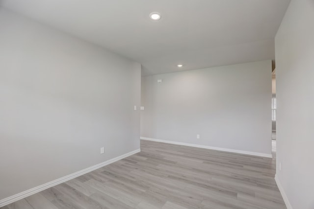 610 Willet Dr, Mckinney, TX 75069 - unfurnished room featuring baseboards, recessed lighting, and light wood-type flooring