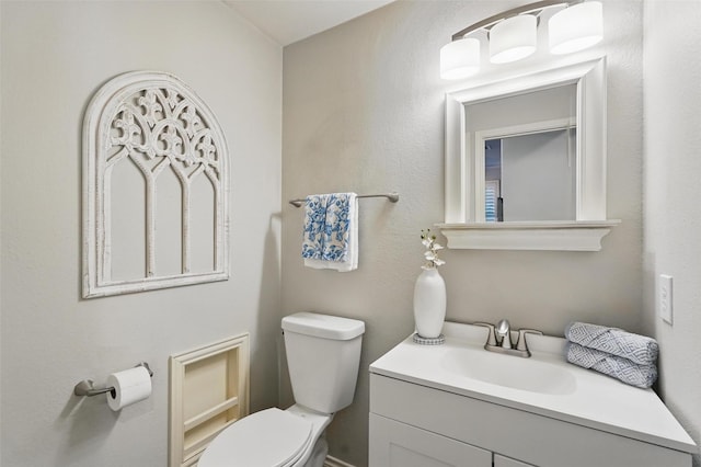 1102 Belvedere Dr, Allen, TX 75013 - bathroom featuring vanity and toilet