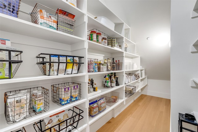 view of pantry
