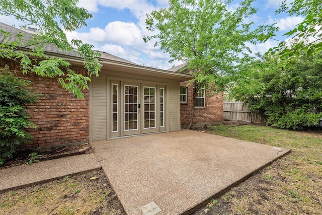 view of patio / terrace with fence