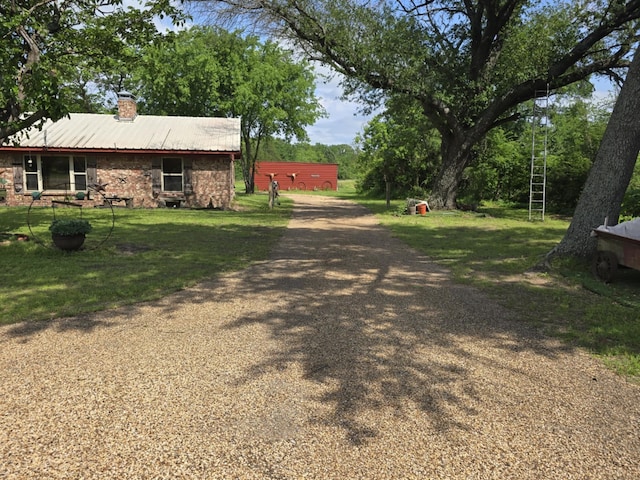 exterior space with driveway