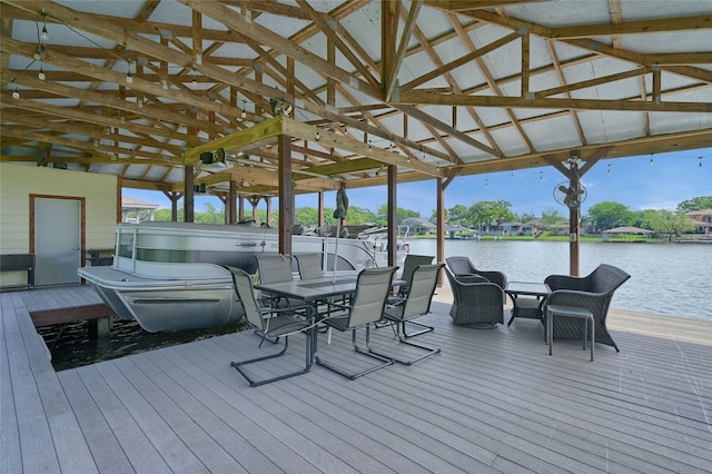 511 Kiowa Dr W, Lake Kiowa, TX 76240 - dock area with a water view