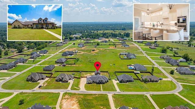 225 Clements Cir, Tatum, TX 75691 - aerial view with a residential view
