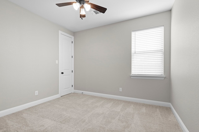 4717 Whitehall Ct, Mckinney, TX 75070 - unfurnished room with a ceiling fan, carpet, and baseboards