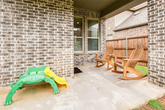 3504 Periwinkle Dr, Aubrey, TX 76227 - view of patio / terrace with fence