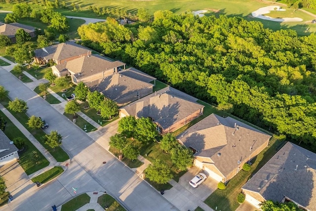 6514 Eagle Rock Dr, Frisco, TX 75036 - birds eye view of property with a residential view and golf course view