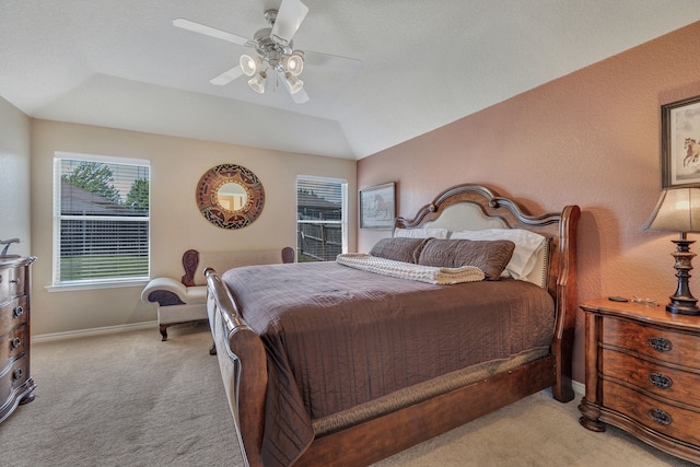 6121 Bowfin Dr, Fort Worth, TX 76179 - bedroom featuring ceiling fan, light carpet, and baseboards