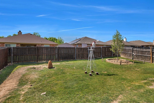 6121 Bowfin Dr, Fort Worth, TX 76179 - view of yard featuring a fenced backyard