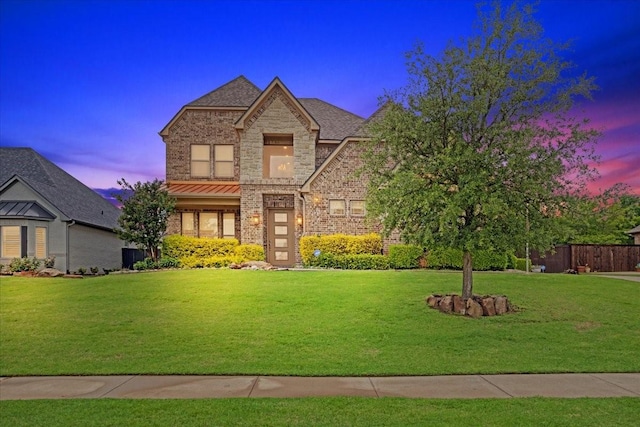 2510 Remuda Dr, Sherman, TX 75092 - view of front of home featuring brick siding and stone siding