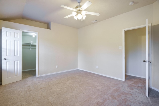 803 Sterling Ct, Allen, TX 75002 - unfurnished bedroom featuring carpet, baseboards, vaulted ceiling, and a spacious closet