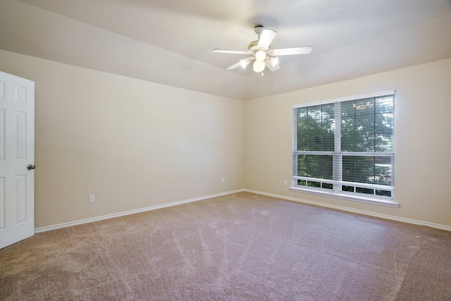 803 Sterling Ct, Allen, TX 75002 - carpeted empty room featuring baseboards and ceiling fan