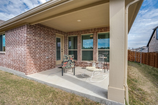 1400 Stone Ridge Dr, Anna, TX 75409 - view of patio / terrace featuring fence