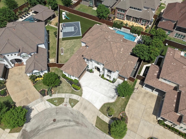 13508 Balint Ln, Frisco, TX 75035 - drone / aerial view featuring a residential view