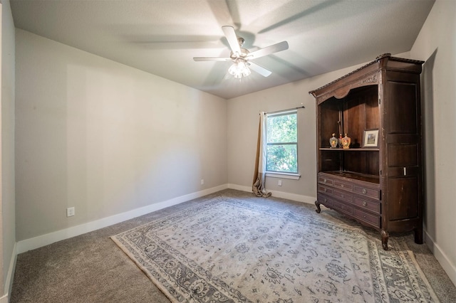 2033 Antler Loop, Poolville, TX 76487 - unfurnished bedroom with carpet and ceiling fan