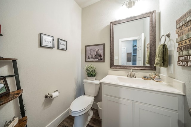 2033 Antler Loop, Poolville, TX 76487 - bathroom featuring wood finished floors and vanity