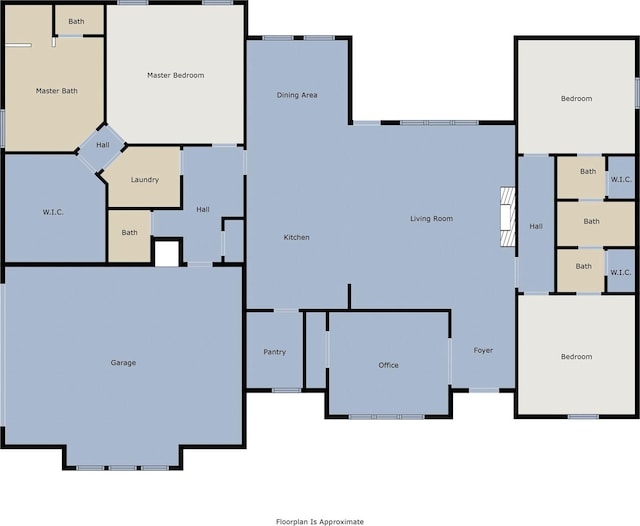 2033 Antler Loop, Poolville, TX 76487 - view of floor plan / room layout