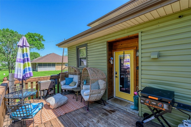 view of deck