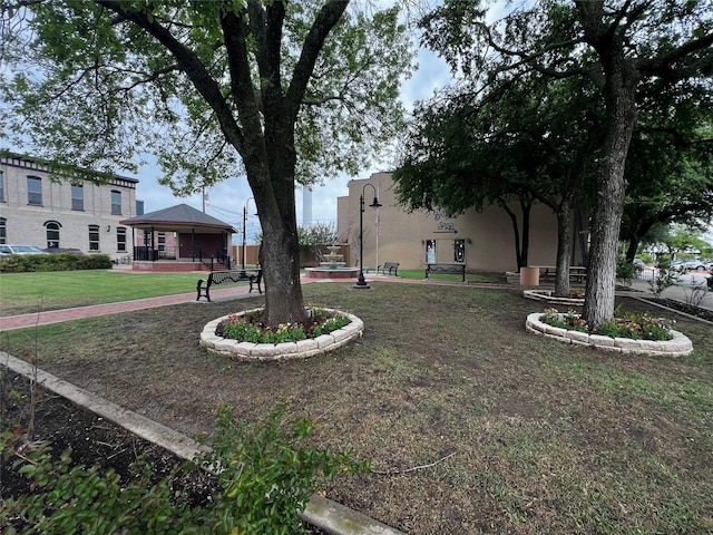 view of yard featuring a gazebo