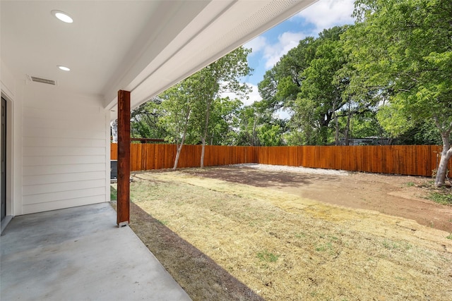 1124 Faulkner Ln, Waco, TX 76704 - view of yard featuring a patio area
