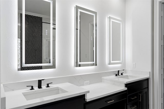 422 Mustang Dr, Sunnyvale, TX 75182 - bathroom with double vanity