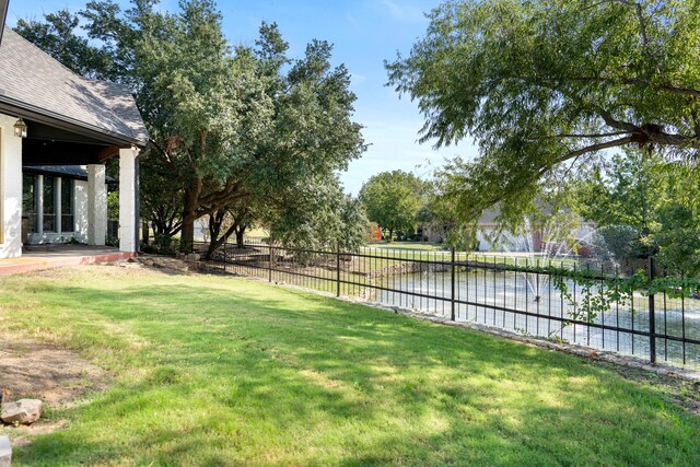422 Mustang Dr, Sunnyvale, TX 75182 - view of yard with a water view