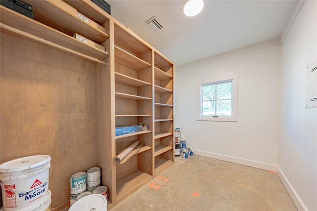 storage featuring visible vents
