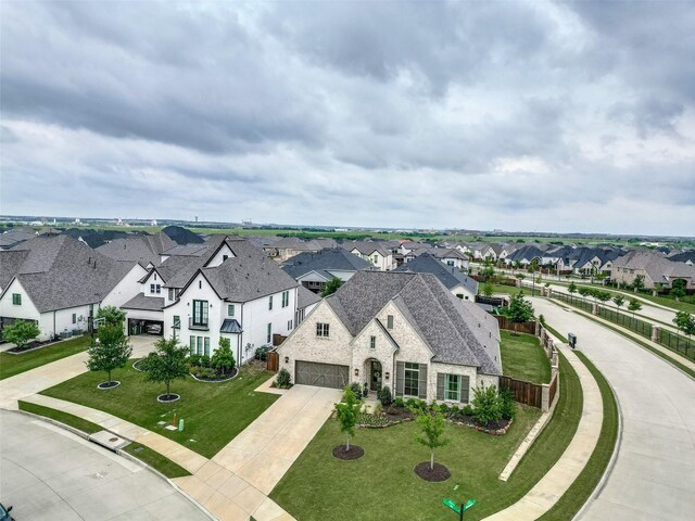 drone / aerial view featuring a residential view