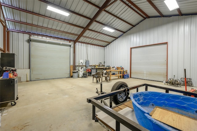 8636 Morgan Rd, Blue Ridge, TX 75424 - garage with metal wall