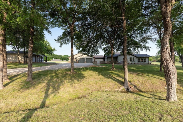 1228 Miller Rd, Melissa, TX 75454 - view of front of house featuring a front lawn and aphalt driveway