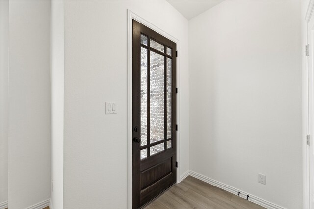 917 Janwood Dr, Plano, TX 75075 - entrance foyer with plenty of natural light, light wood-style flooring, and baseboards