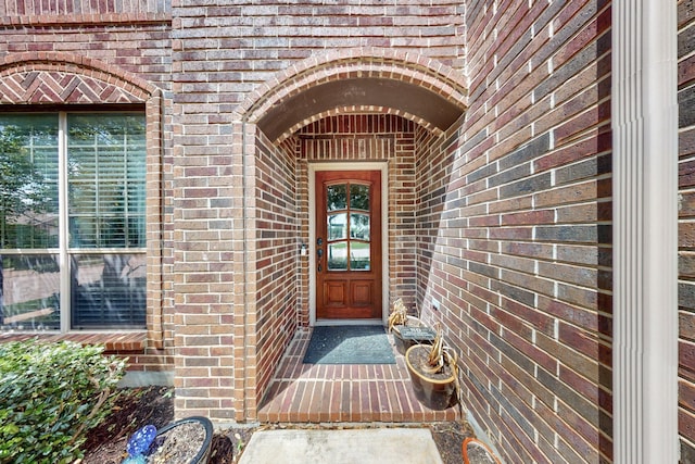 4001 Dellman Dr, Fort Worth, TX 76262 - property entrance featuring brick siding