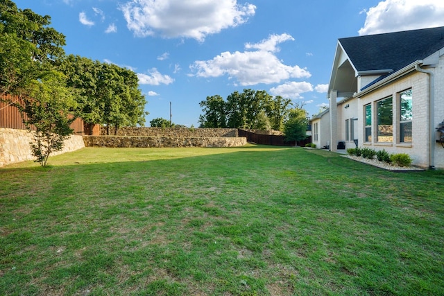 318 Waters Edge Dr, Argyle, TX 76226 - view of yard with fence