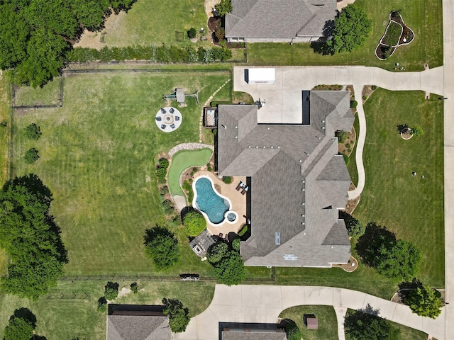 drone / aerial view