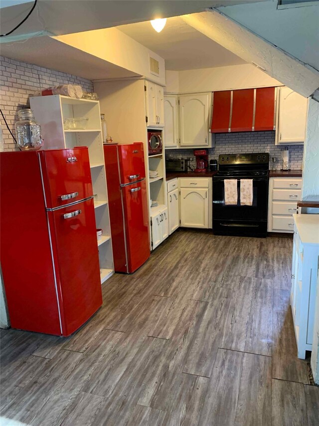 242 Club Park Ct, East Tawakoni, TX 75472 - living area featuring beamed ceiling and wood finished floors