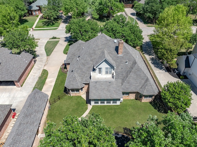 32 Royal Oaks Cir, Denton, TX 76210 - view from above of property