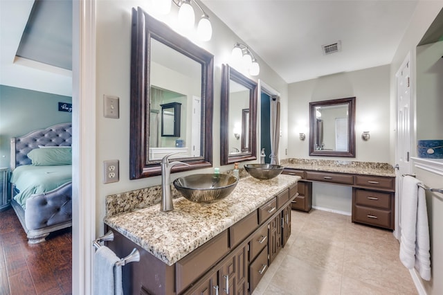 2307 Castle Rock Rd, Carrollton, TX 75007 - ensuite bathroom with double vanity