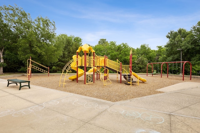 view of communal playground