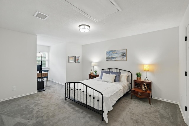 1457 Woodlawn Ct, Keller, TX 76262 - bedroom featuring attic access, carpet flooring, and baseboards